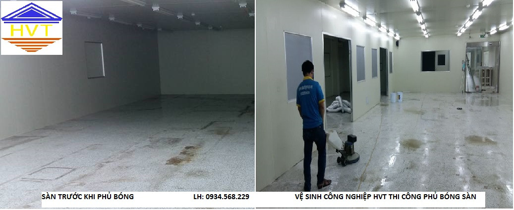 Dịch vụ phủ bóng sàn đá