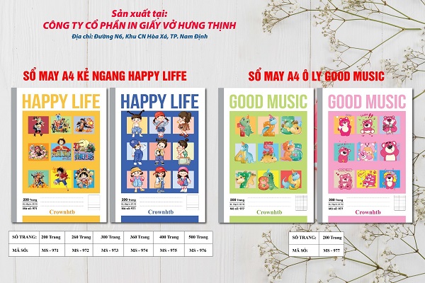 Sổ may A4