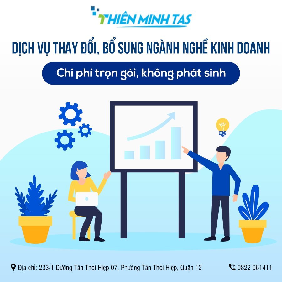 Thay đổi bổ sung ngành nghề kinh doanh