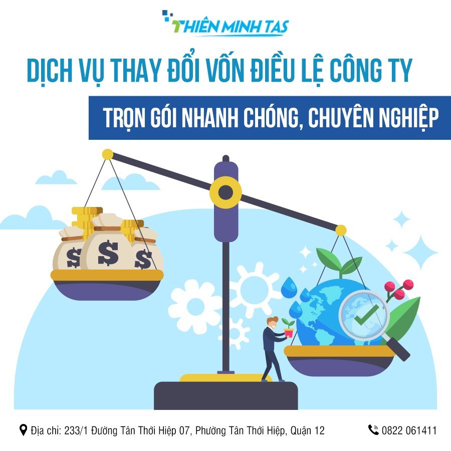 Thay đổi vốn điều lệ Công ty