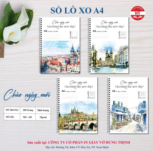 Sổ lò xo A4