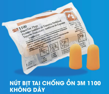 Nút bịt tai chống ồn 3M 1100 không dây
