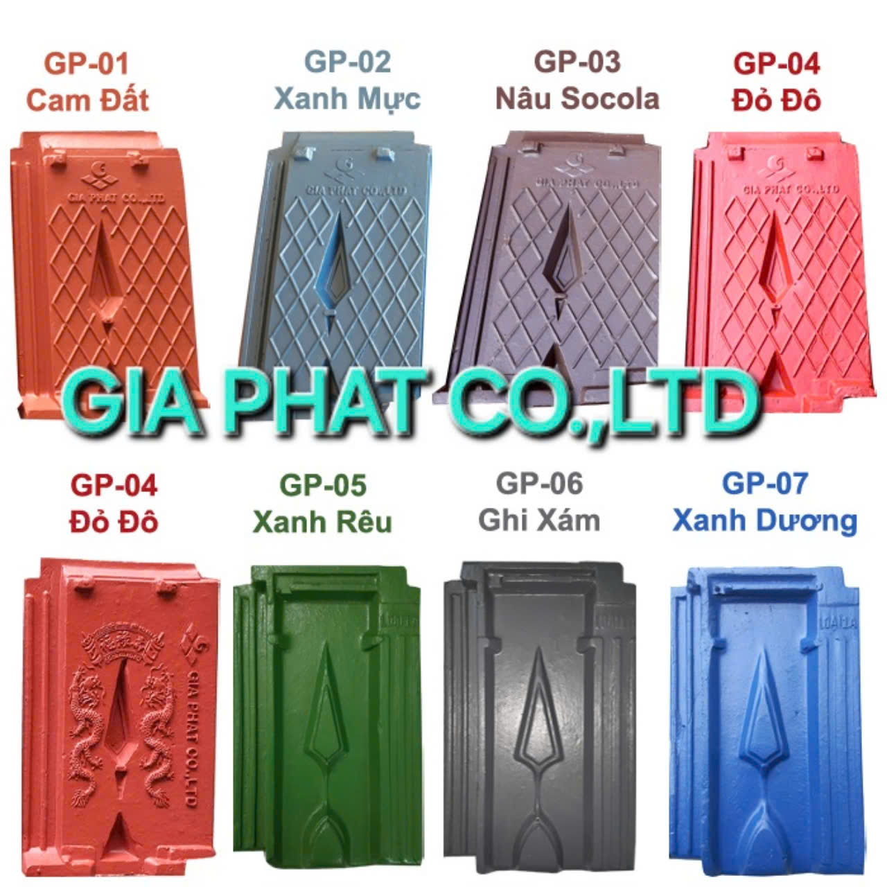 Ngói lợp đất nung Phủ sơn chống thấm Nano
