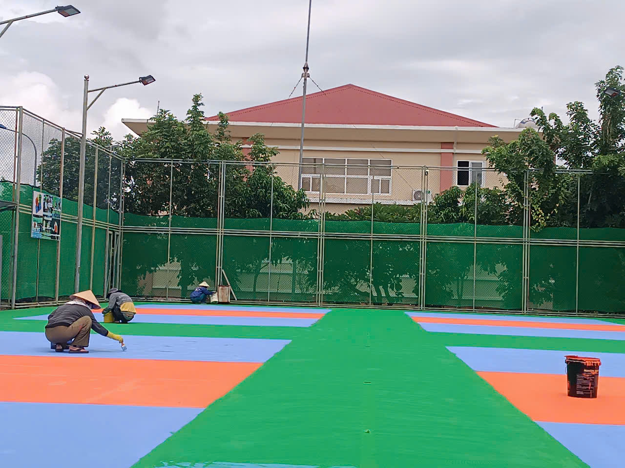 Dịch vụ thi công sân pickleball