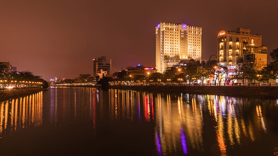 越南的Hai Phong：工业门户和港口城市