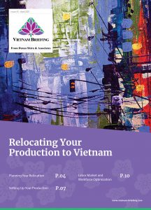 Relocating to越南“ width =” 216“高度=” 300“ srcset =” https://www.vietnam-briefing.com/uploads/2021/204/relocating-vn-vn-216x300.jpg 216w， https://www.vietnam-briefing.com/uploads/2021/04/relocating-vn-737x1024.jpg 737w， https://www.vietnam-briefing.com/uploads/2021/04/relocating-vn-768x1068.jpg 768w， https://www.vietnam-briefing.com/uploads/2021/04/relocating-vn-1105x1536.jpg 1105w， https://www.vietnam-briefing.com/uploads/2021/04/relocating-vn-1473x2048.jpg 1473w，https：///www.vietnam-briefing.com/uploads/2021/04/relocating-vn-scaled.jpg 1841W“ sizes =”（max-width：216px）100VW，100VW，216px，216px“
<ul>
<li style =“ text-align：left;”>计划您的搬迁</li>
<li>设置您的生产</li>
<li>劳动力市场和劳动力优化</li>
</ul>
<p>越南成功的大流行反应和出口主导的增长模型已加速其生产率水平，并在有限的破坏下保持了供应链的发展。越南的流动性趋势表明，几个部门已经回到了流行前的经济活动水平。这已经使企业通知越南，这是自去年以来对东南亚搬迁非常有效的高效。</p>
<p>越南的稳定政治，廉价的投入，有竞争力的劳动力成本，促进贸易环境和投资政策使其成为寻求降低其运营成本并使生产能力多样化的投资者的理想场所。</p>
<p>但是，选择将操作搬迁到越南不会没有其挑战。制造商必须计划如何重新调整其供应链，要搬迁的生产要素以及理想的市场进入策略。尽管越南无法取代中国的所有生产，但由于中国成本上升，它吸引了许多公司寻找替代品的公司。</p>
<p>在本期越南简报中，我们研究了计划您的搬迁以及越南市场进入选项的方法。然后，我们研究为特定行业设置操作和地理考虑的过程和过程。我们以越南劳动力市场和劳动力优化策略的地位结束。</p>
<p>本杂志基于Dezan Shira＆Associates在支持越南的外国企业的经验。有关如何计划搬迁到越南的更多信息和建议，请通过vietnam@dezshira.com与我们联系。</p>                                <!-- 内容详情 end -->
							</div>
                            <div class=