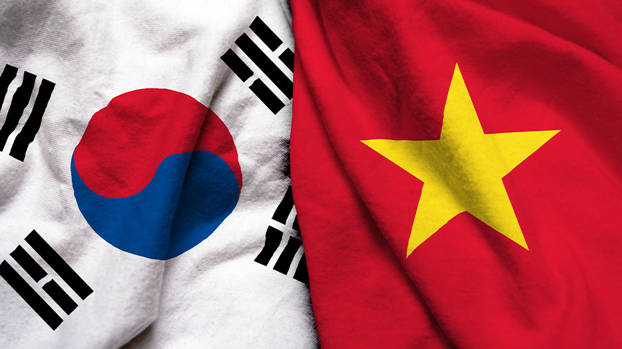 越南南方韩国贸易和投资