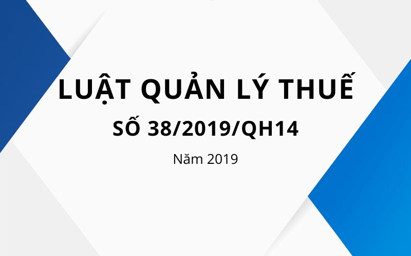 2019年税务管理法（第38/2019/QH14法）