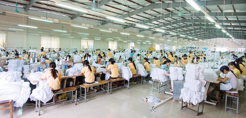越南的服装和纺织品出口达到500万美元$