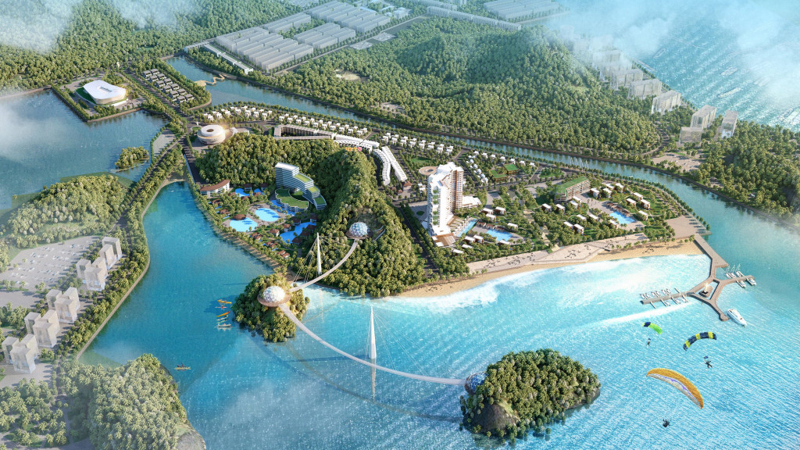 QUANG NINH到没有土地的未经土地的5个商业住房项目