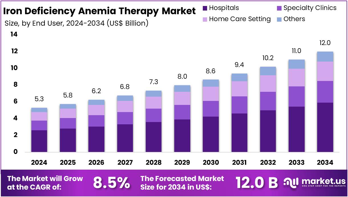 缺铁性贫血治疗市场(2025-2034)