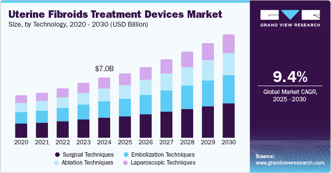 子宫肌瘤治疗设备市场（2025 - 2030）