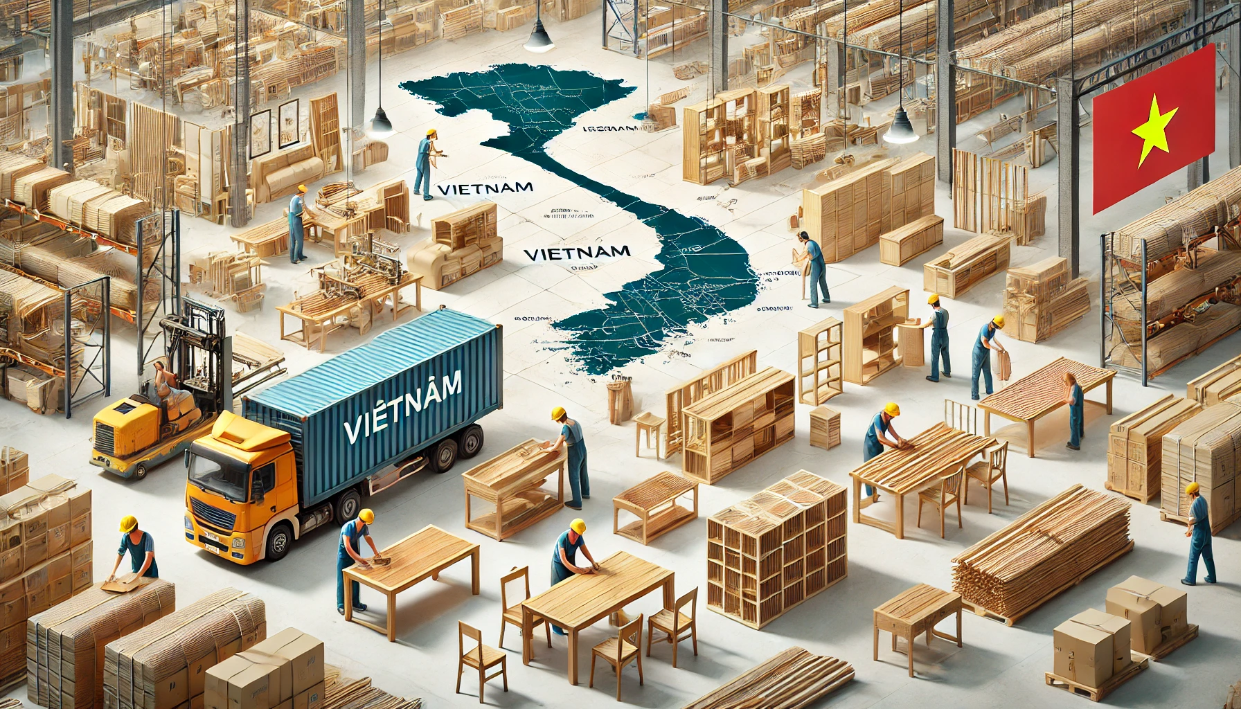 1月份越南胶合板、单板和层压板产量下降