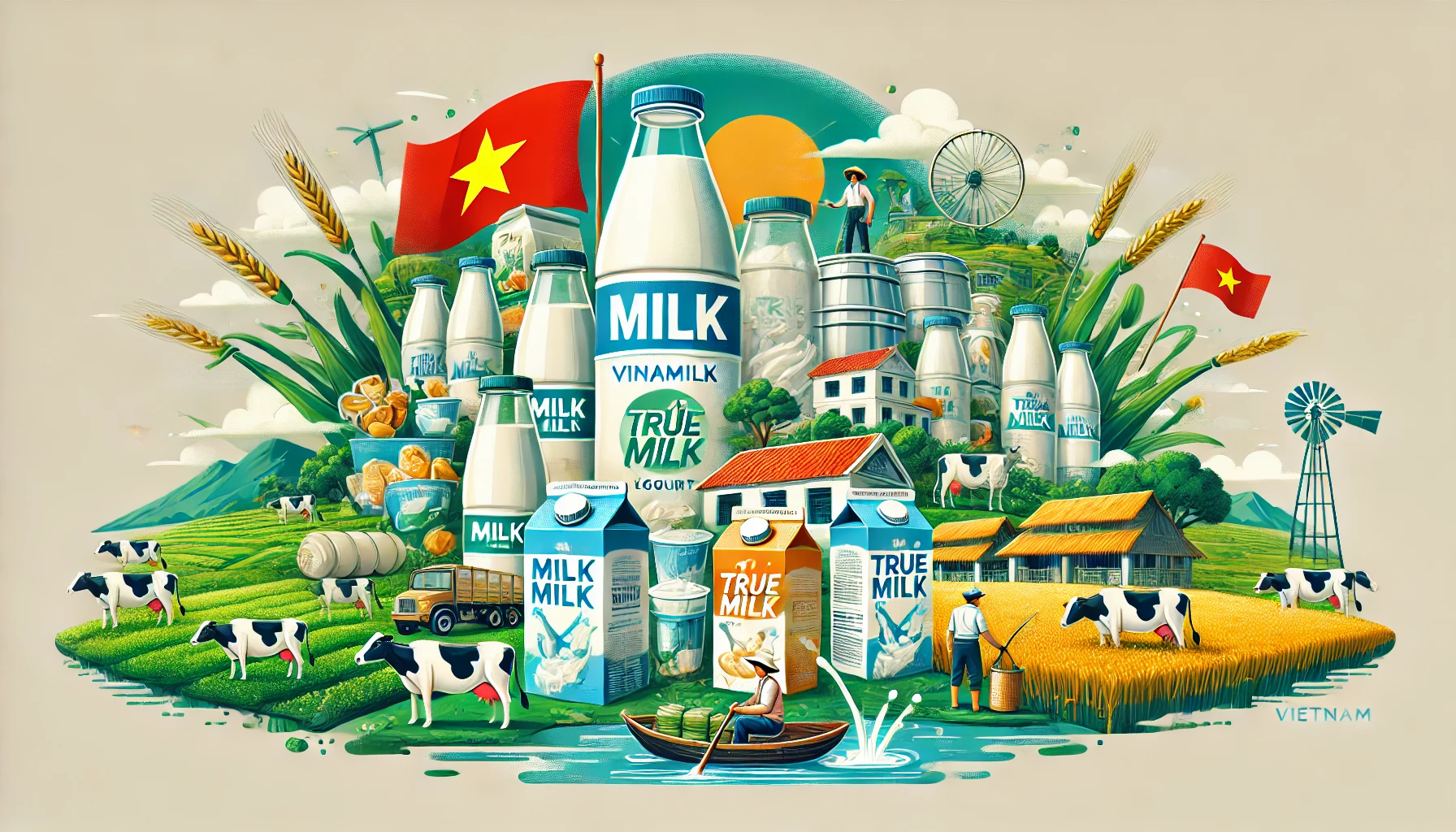 2025 年越南牛奶：市场趋势、进口和主要参与者