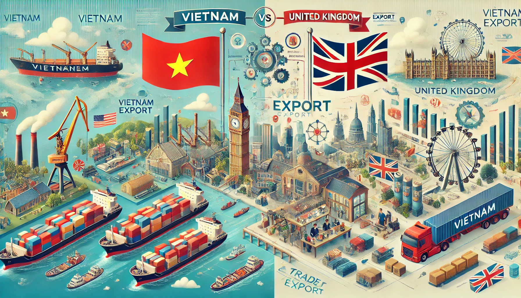 贸易：7月份越南对英国出口增长23.9%