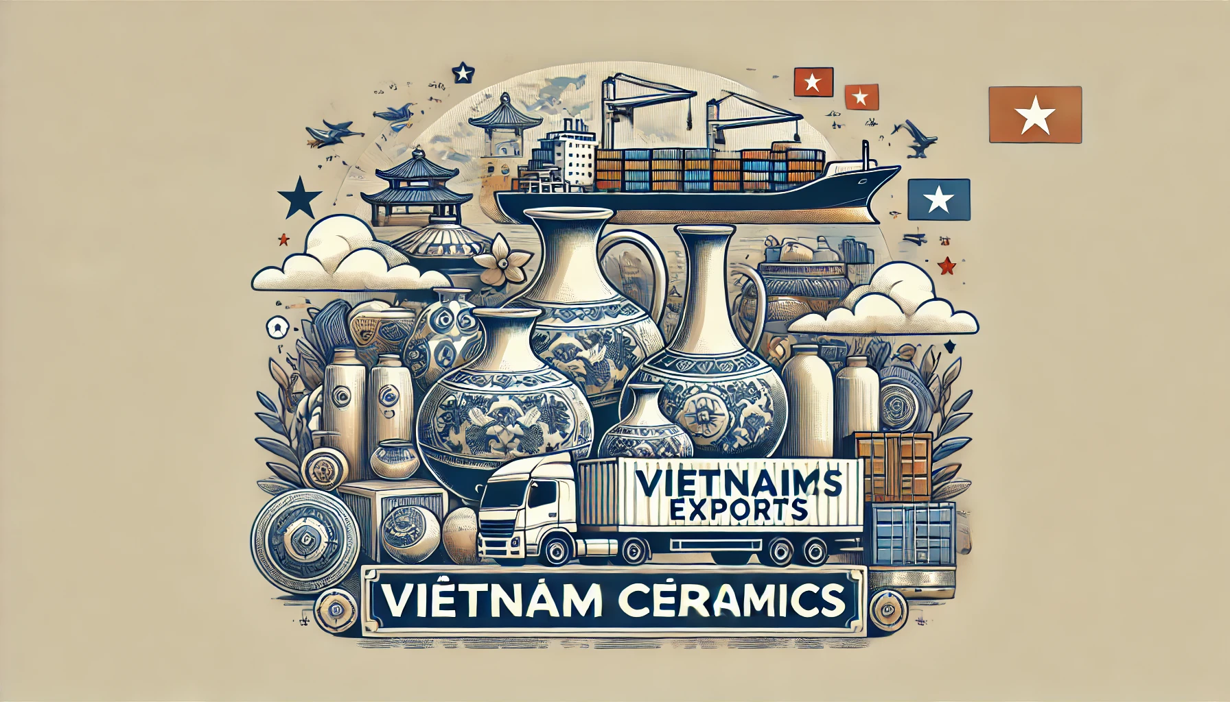 2025年2月越南陶瓷产品出口下降19.44%