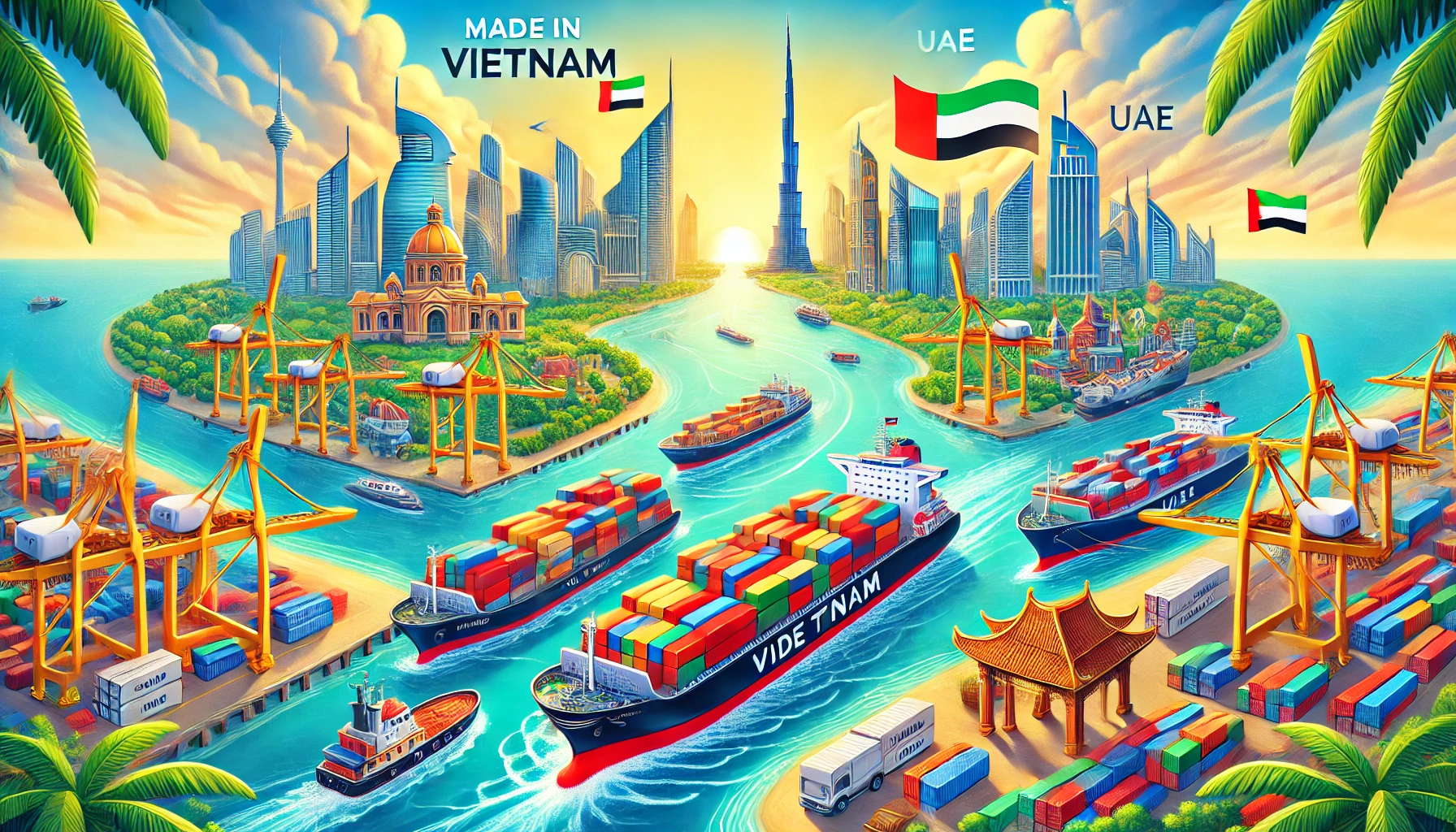 贸易：8月份越南对阿联酋的出口增长1.6%，其中手机和电子产品带动增长