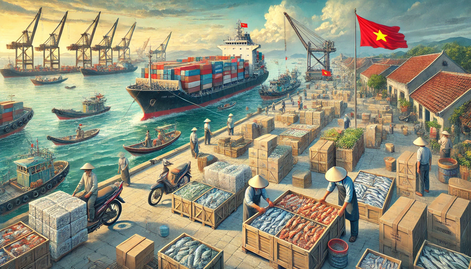 海鲜：2025年7月越南水产品出口去向