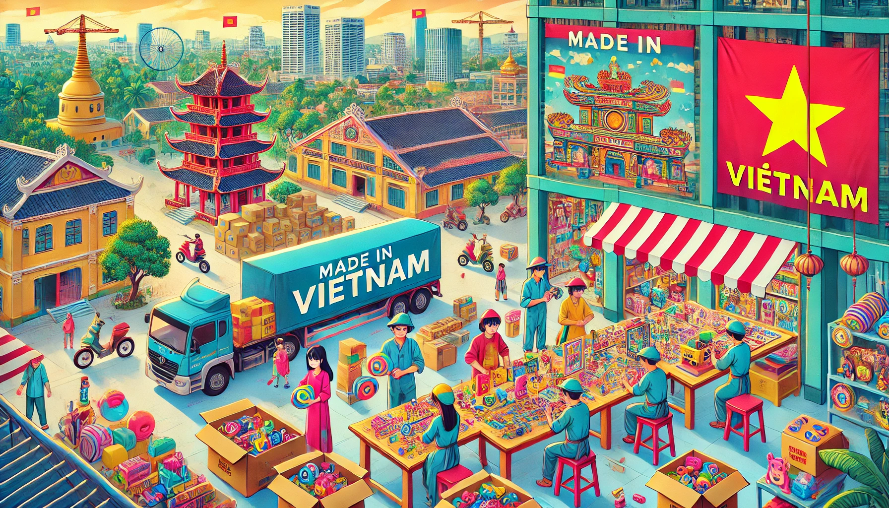 制造业：8月份越南玩具和体育用品出口小幅下降1.56%