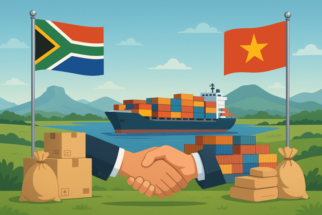 贸易：8月份越南对南非出口下降11.5%