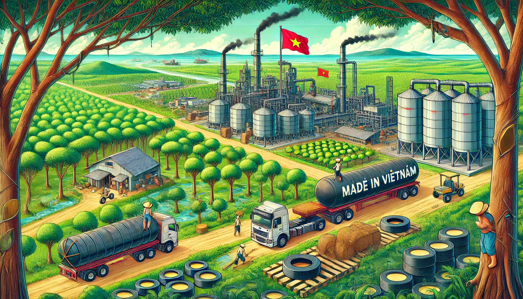 行业：越南橡胶企业因中国和美国需求下降而面临阻力