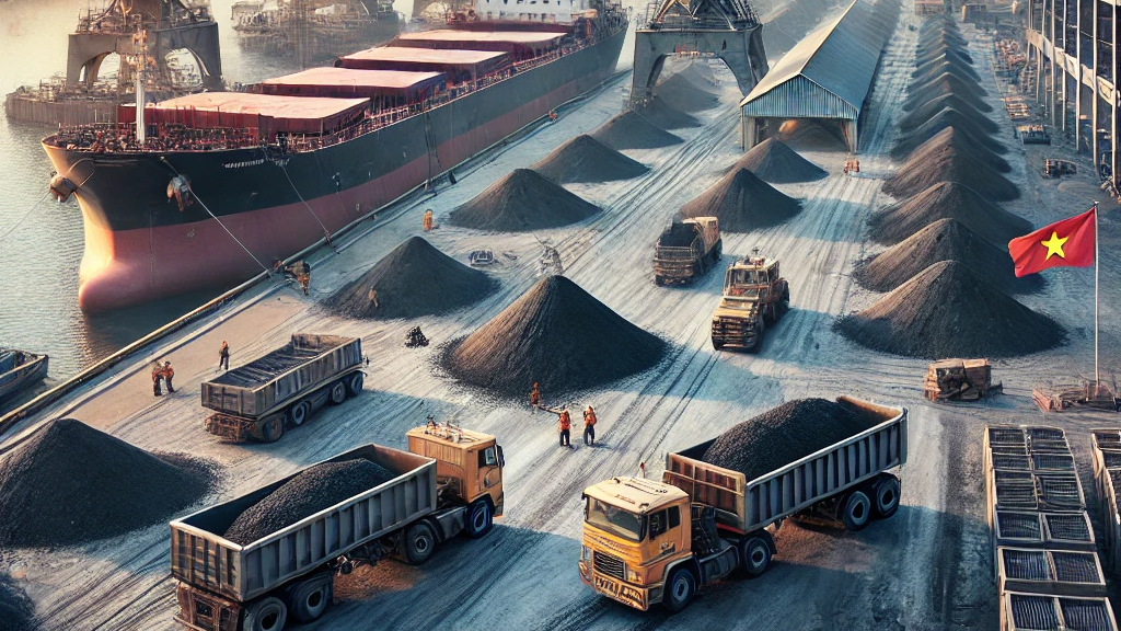 采矿业：2025年6月越南煤炭产量增长10.5%