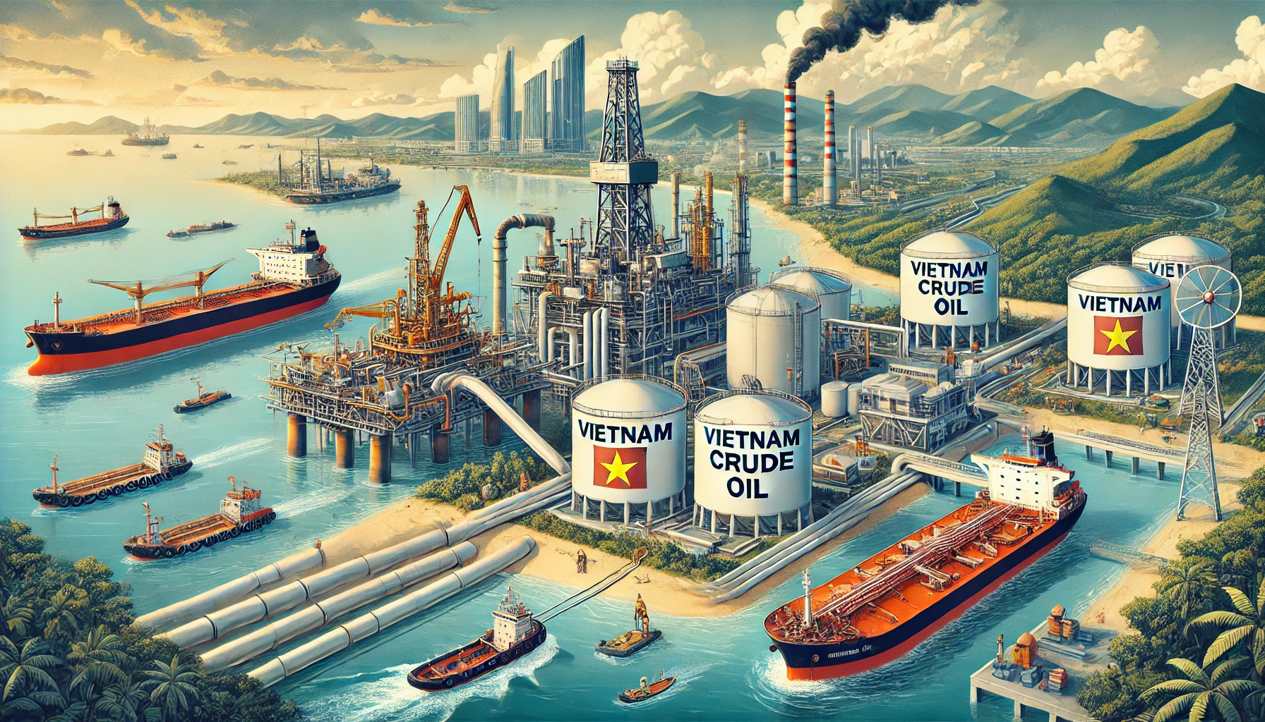 一季度越南原油产量同比下降6.4%